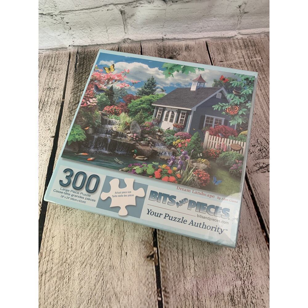 BITS AND PIECES 300 Large Piece Dream Landscape Jigsaw Puzzle